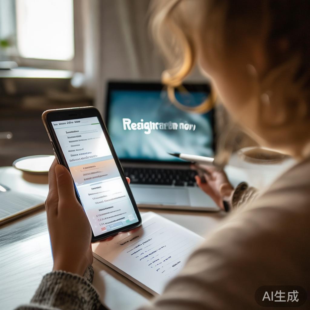 在开始注册之前，确保您的设备已连接互联网，且手机或